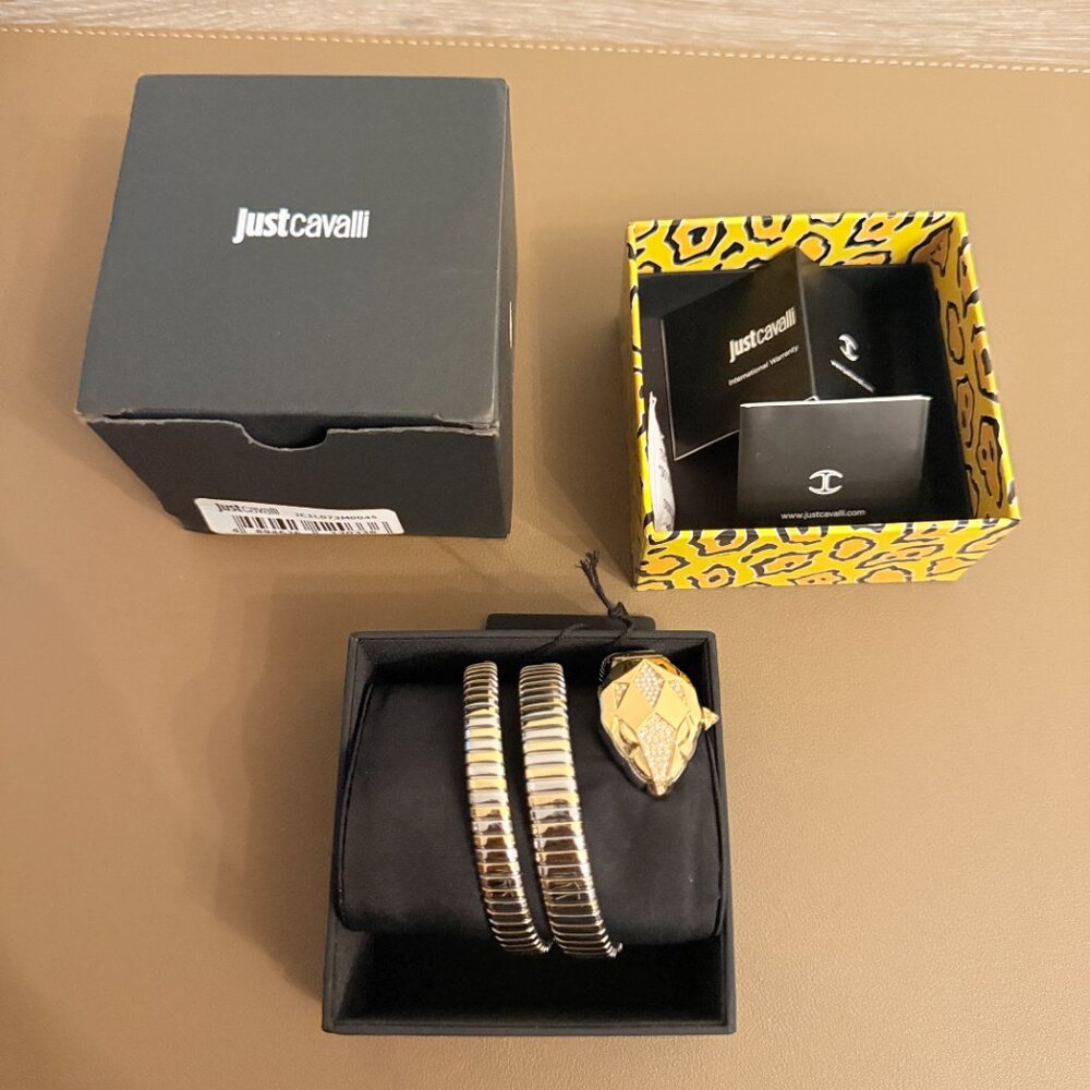 Just Cavalli Snake Watch Two Tone - Picture 2 of 2